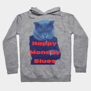 Happy Monday Blues: Funny Office Design Hoodie